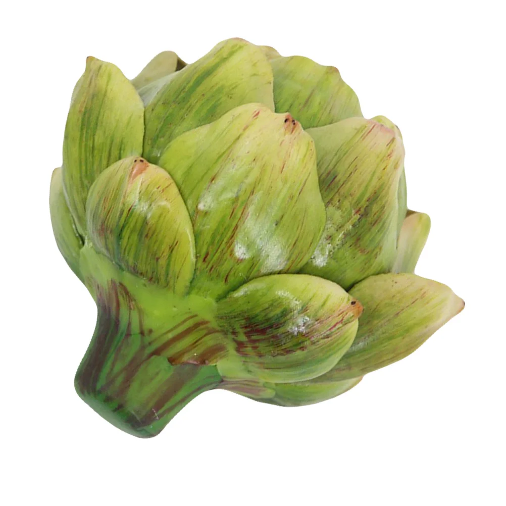 

1Pcs Artificial Artichoke Green Realistic Plastic Desktop Ornament Party Layout Decor Home Decoration Photo Prop