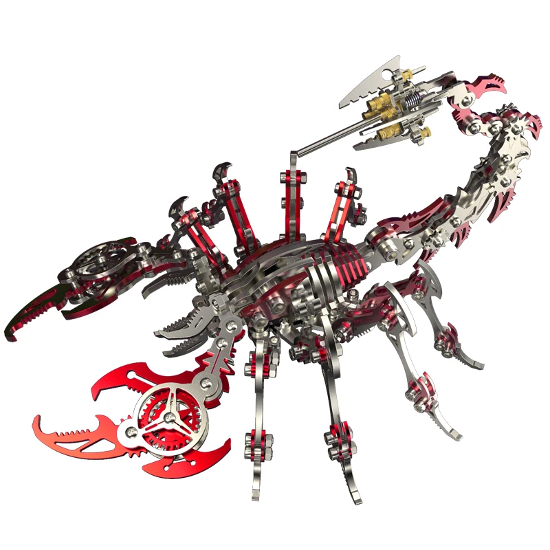 Assembling Scorpion Models, Toys, DIY Mechanical Assembly, Building Block Puzzles, Christmas Gifts