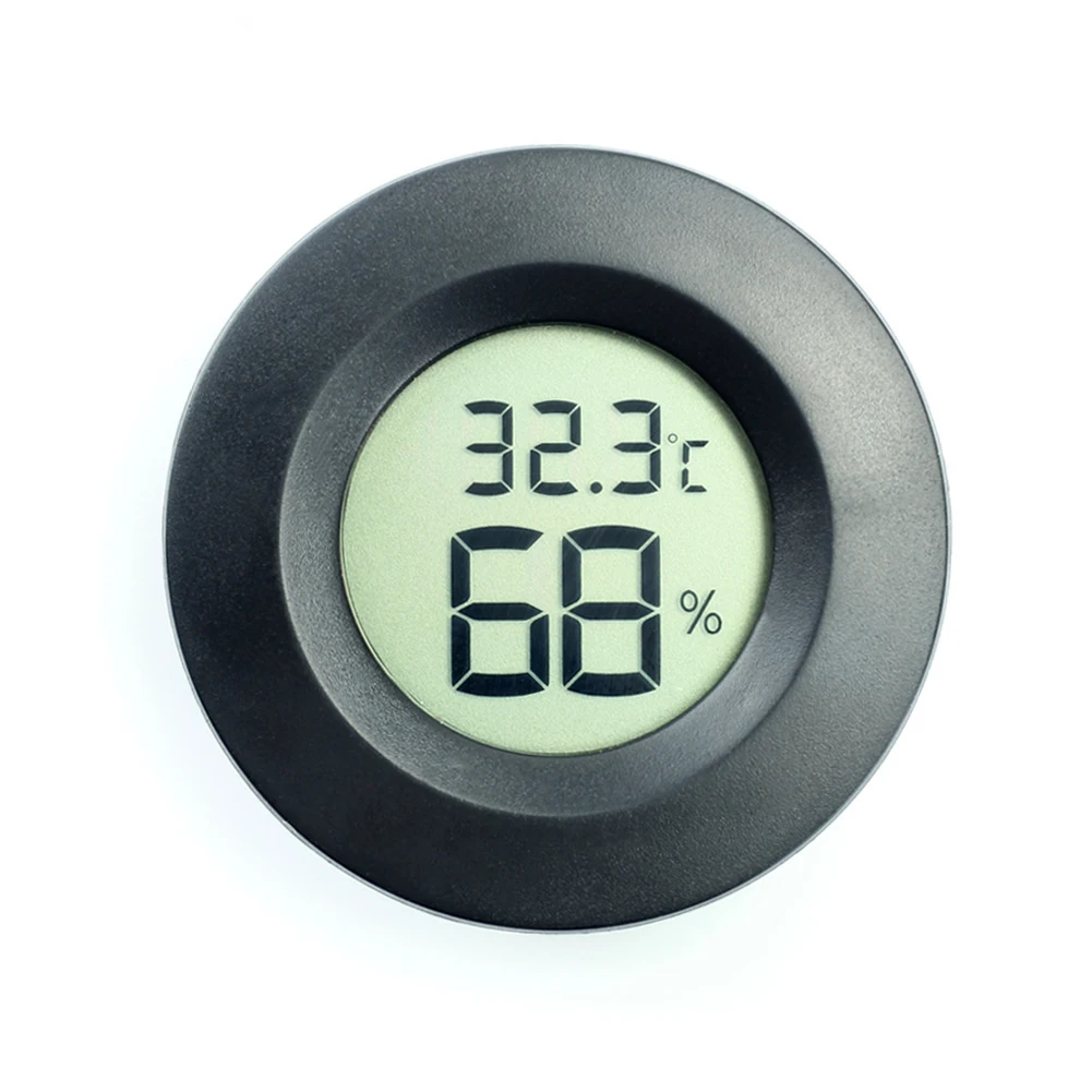 Mini Hygrometer Thermometer With °C/°F Switch, 4 Positioning Columns Electronic Humidity Temperature Meter LCD Display