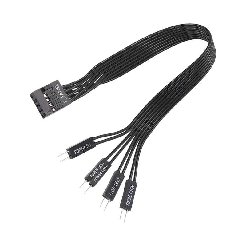  Computer Power Switching F Panel to 2PIN Power Reset Extension Cord Replacement
