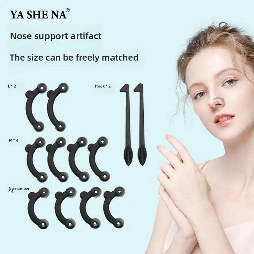 3 Sizes In 1 Nose Up Lifting Shaping Clip Nose Reshaper Face Corrector Tool Kit N1X3