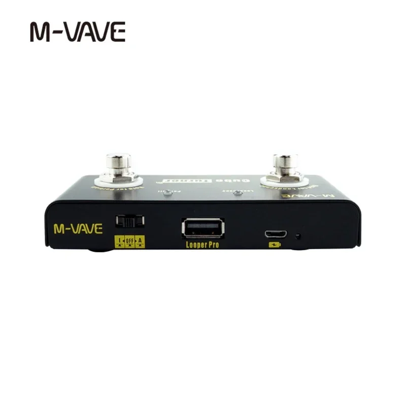 M-VAVE Cube Turner Wireless Page Turner Pedal Rechargeable Music Sheet Turner Supports Looper Connection Compatible