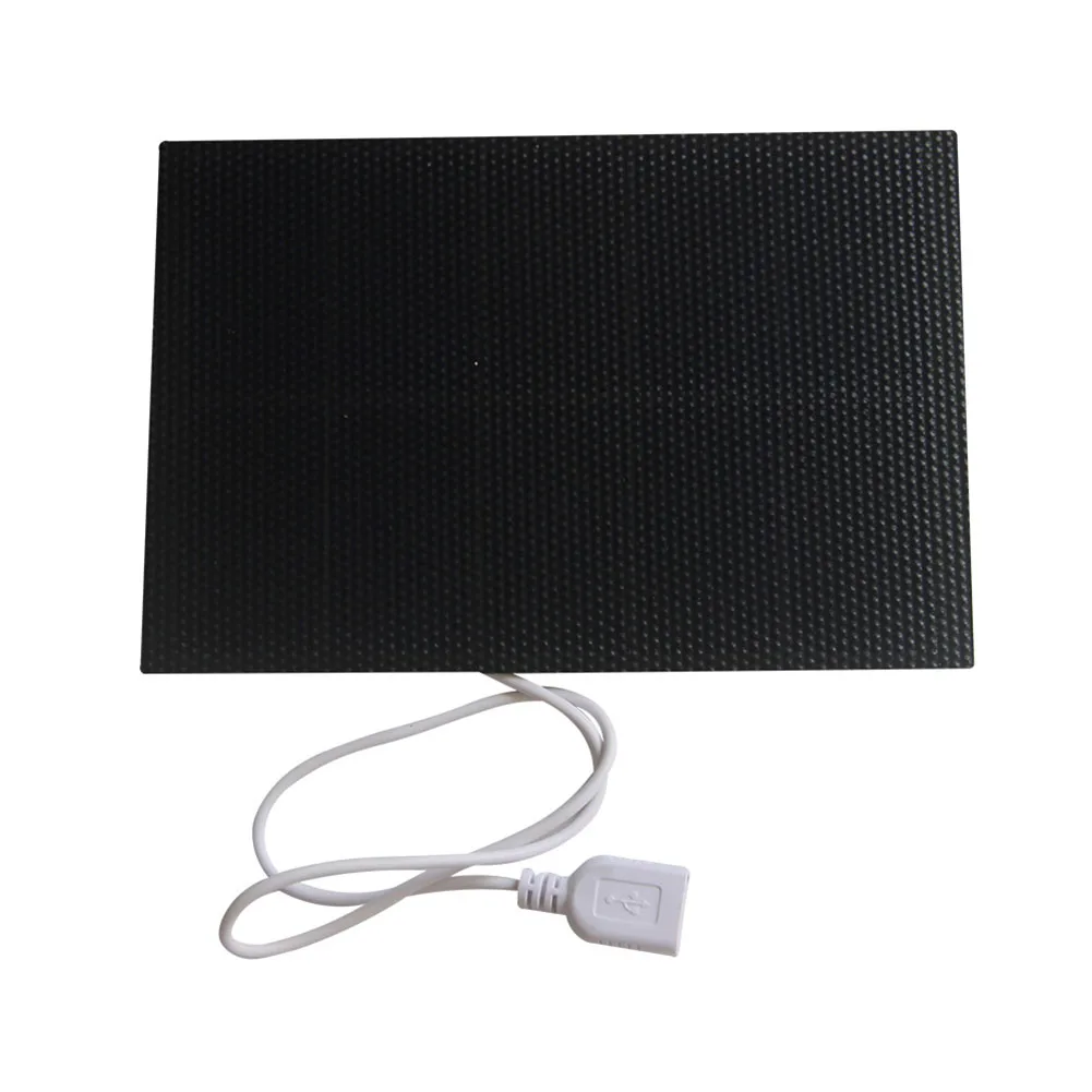 1 Piece 3W 5V Monocrystalline Solar Panel USB Charger For Outdoor Camping Phone Fan Flashlight Power Supply Kit