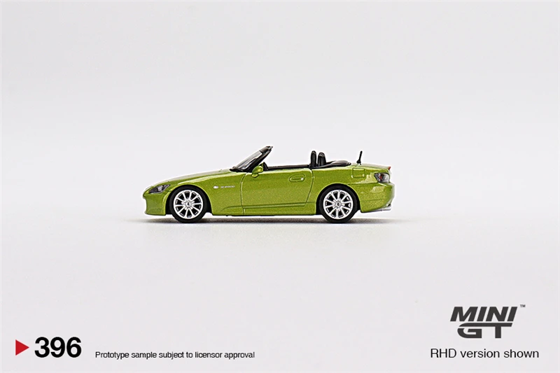 MINI GT 1:64 S2000 (AP2) Lime Green Metallic LHD Diecast Model Car