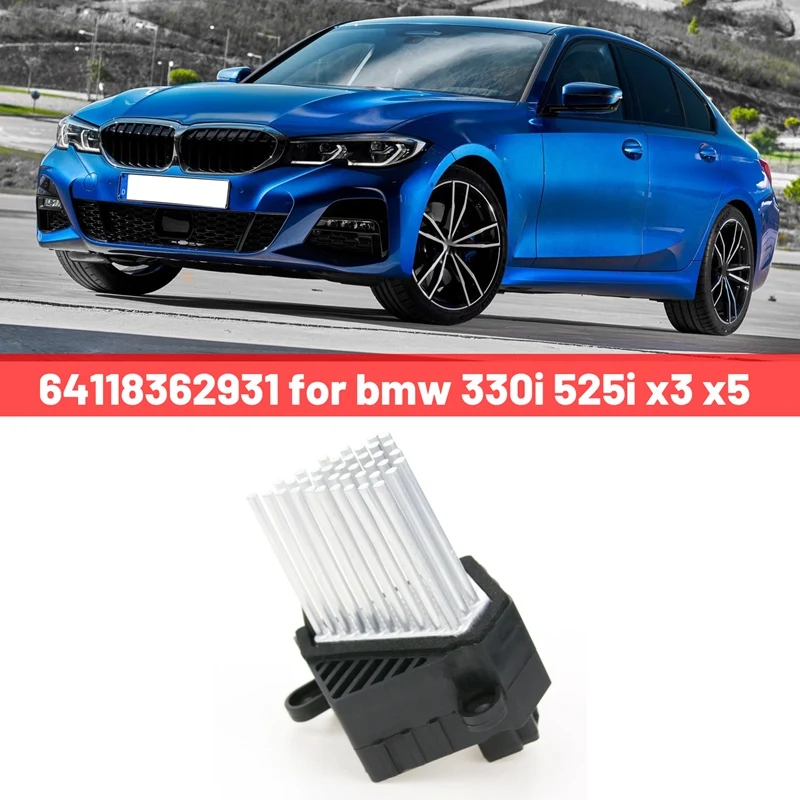 64118362931 Heater Fan Resistor Speed Control Module Regulator Auto For Bmw 330I 525I X3 X5