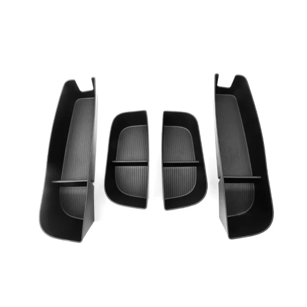 Shockproof Car Storage TPE Storage Box 4 Compartments Car Interior Storage Interior Organizer Maximize Space Car Travel