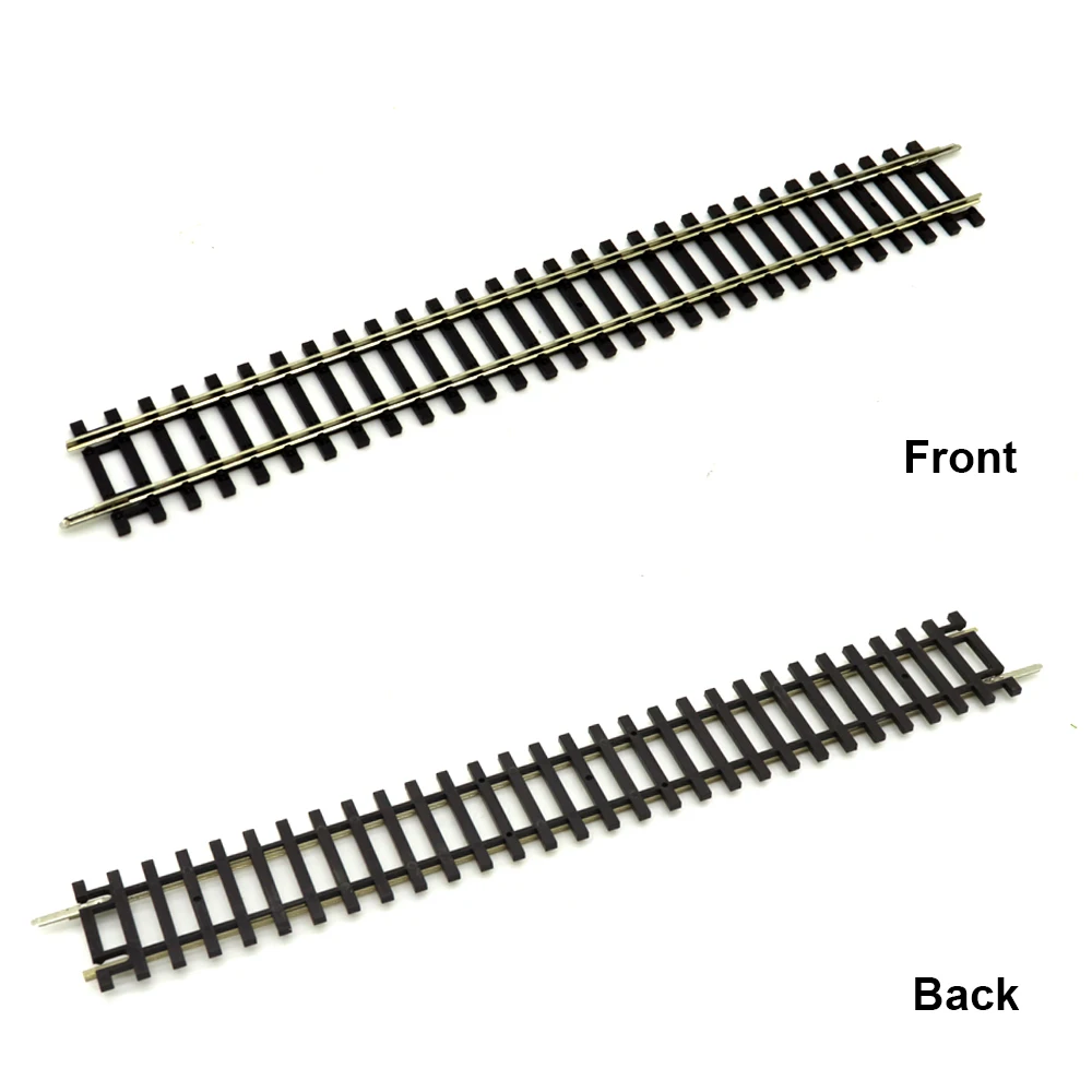 Ho Scale G231 Railway Train Track 1:87 Alloy Toys Materials Simulation Straight Track Kits for DIY Model Making/ Diorama 1PC