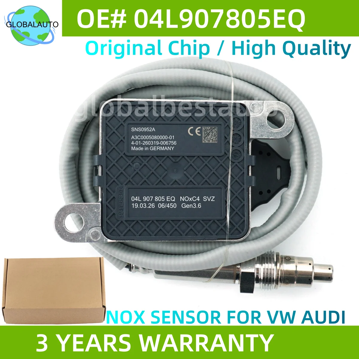 

04L907805EQ 04L 907 805 EQ NEW Nitrogen Oxygen Sensor 24V Nox Sensor For VW Arteon Passat Skoda Superb