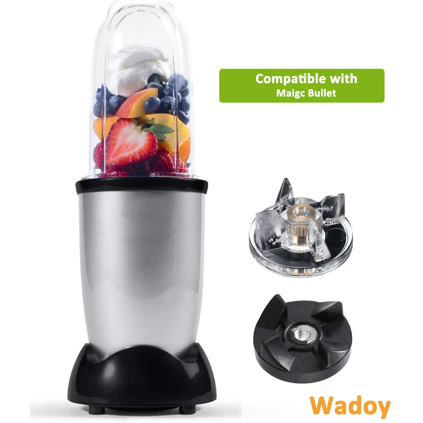 ABRG قطع الغيار البديلة 4 قطعة قاعدة والعتاد 4 قطعة شفرة والعتاد خلاط عصارة أجزاء ل ماجيك 250 واط MB 1001 MB 1001B MBR-1101