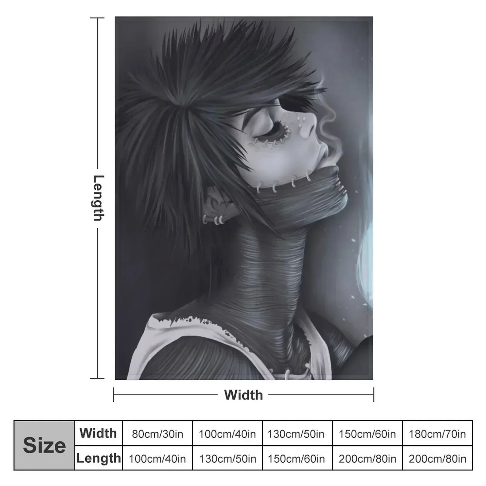 Dabi - Realistic Throw Blanket Picnic Baby Single warm winter For Baby Blankets For Sofas Blankets