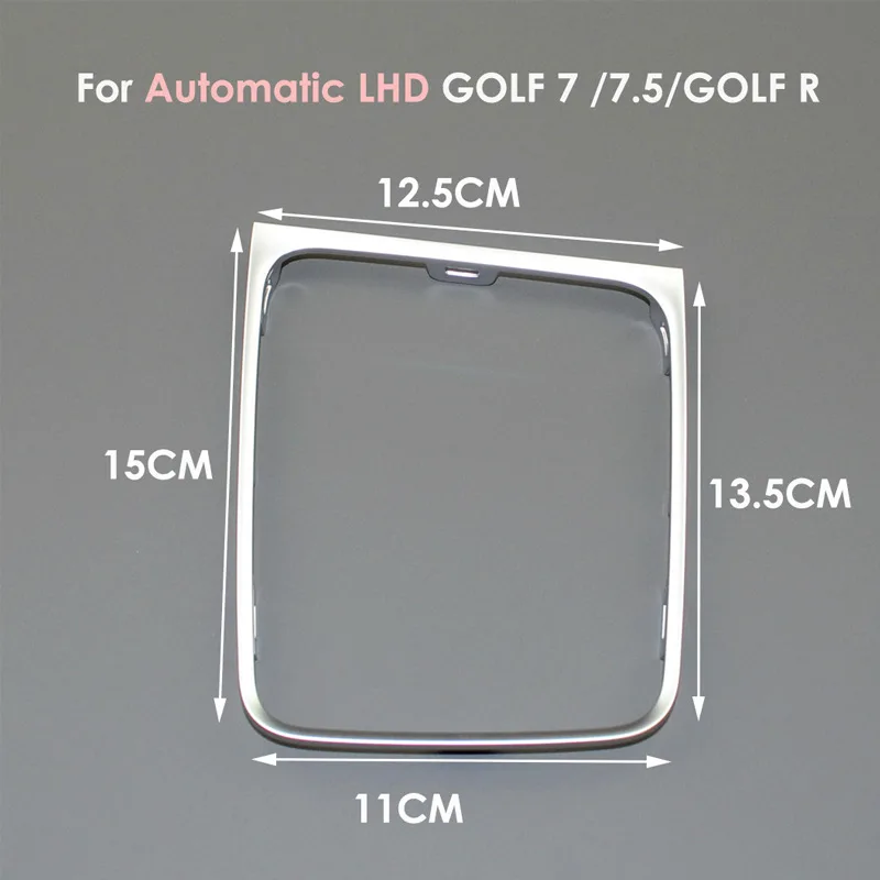 5GG713203A For VW Golf 7 7.5 Golf R Automatic DSG Gear Shift Knob Lever Frame Cover Cap Bracket Car Accessories Left Hand Drive