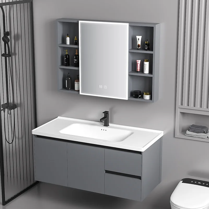 Minimalist Color Bathroom Cabinet Fashionable Appearance Useful Bathroom Cabinet Art Bathroom Furniture Armadio Da Bagno XYYSG