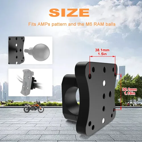 Imagen 2 del producto Soporte de montaje de navegación GPS para motocicleta Kawasaki ER-5 Z125/750/800/450 Z250/SL ER-5 Versys-X 250/300 Versys 650/1000