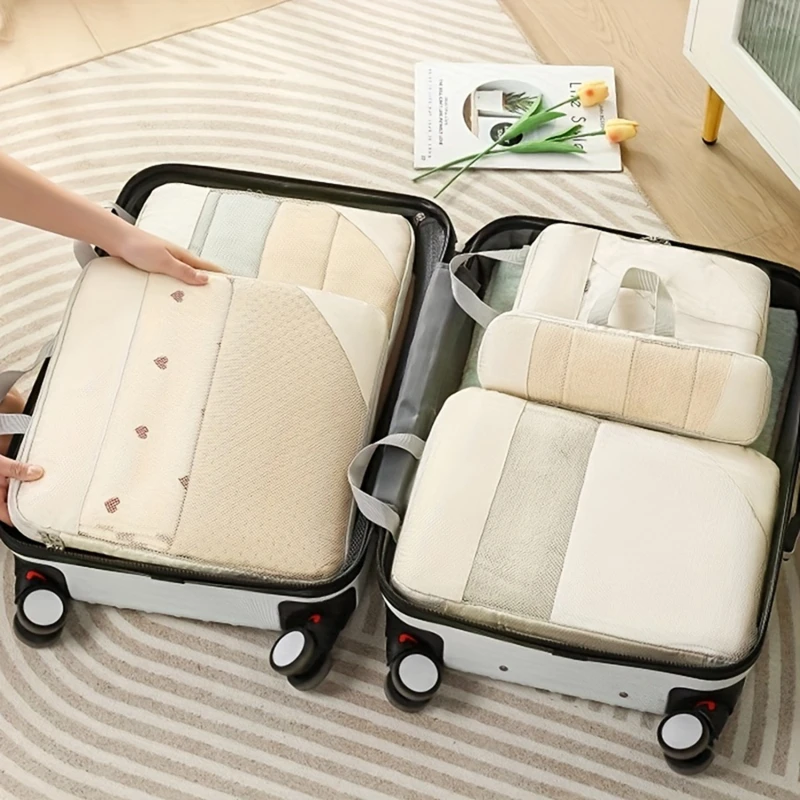Набор из 5 компрессионных упак – обзор и цена Travel Accessories Packing Cubes