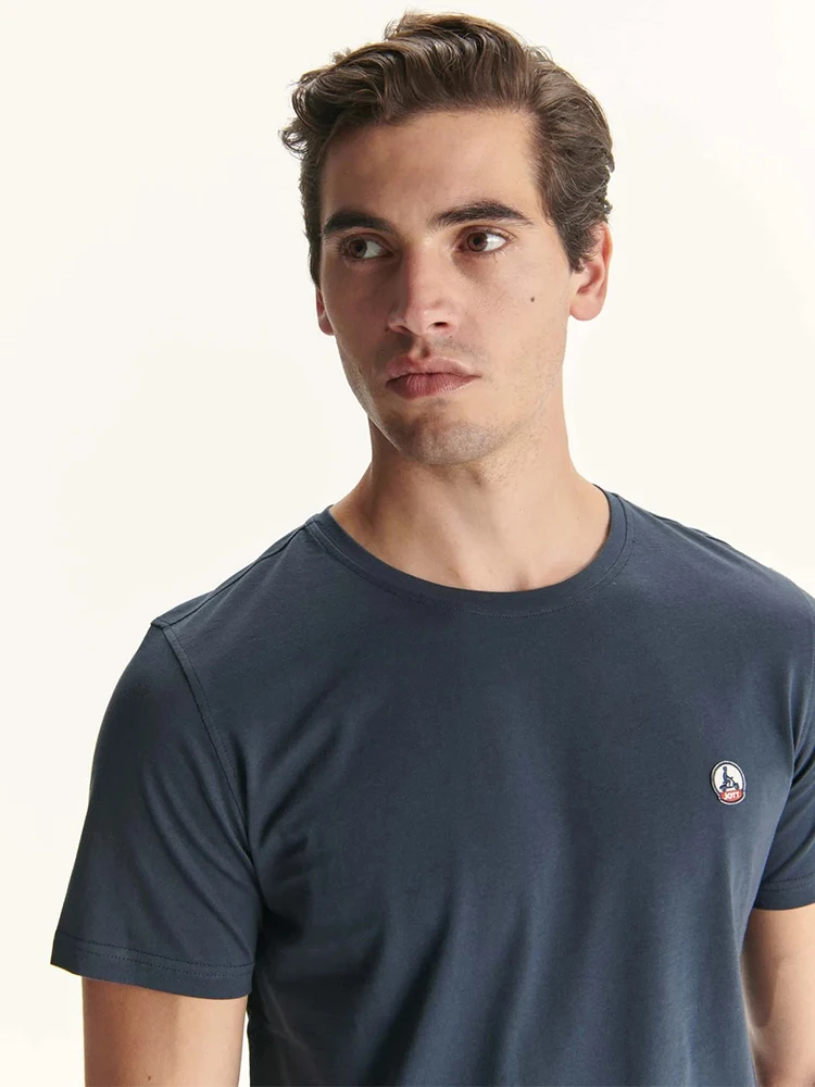 Europe Summer High Quality Tops 100%Cotton Men Women T-shirt Embroidery Logo Couple Casual Loose O-Neck Short Sleeve Tees image 3