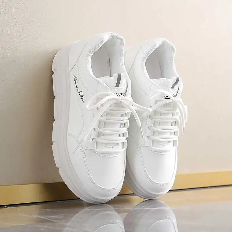 

Chunky Big Sole Woman Trainers Chunky Designer Women's Sports Shoes Original Sneakers For Women Shoos Seasonal Baskette Fat