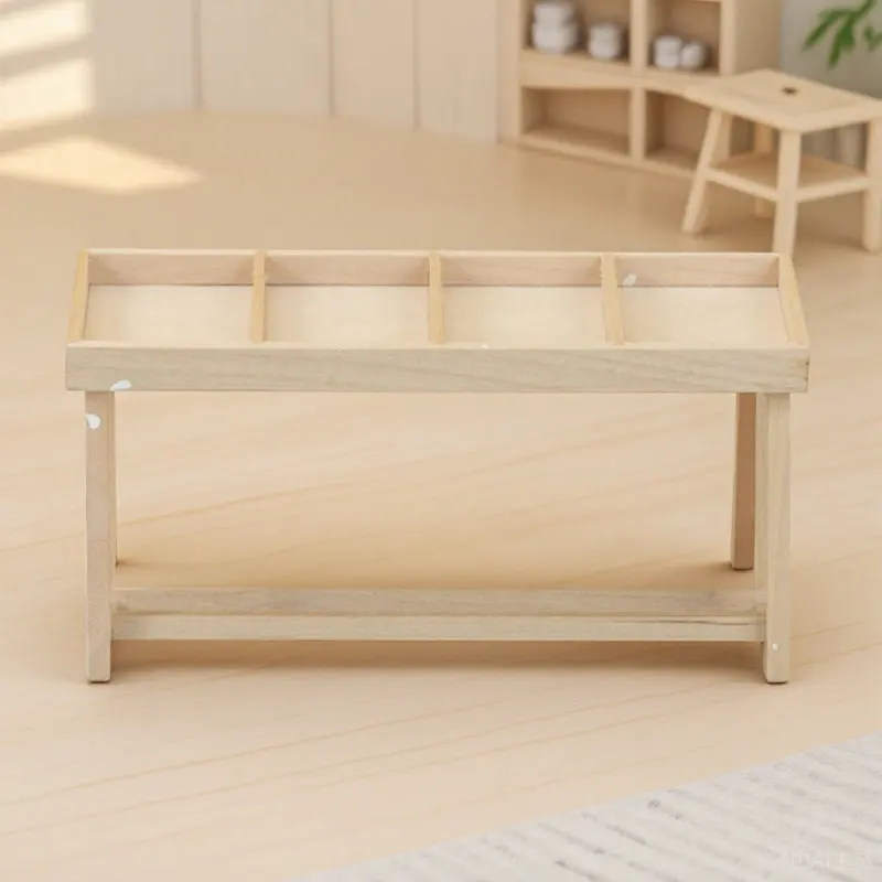 

Миниатюрная подставка для овощей для детей, премиум-класс, деревянная, для декора мини-домиков, реалистичная полка для фруктов, аксессуар для домашнего декора своими руками