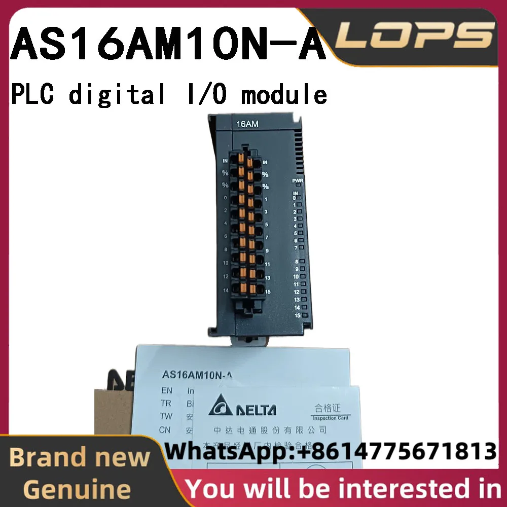 AS16AM10N-A brand new original Delta PLC digital I/O modulet in stock, welcome to inquire.