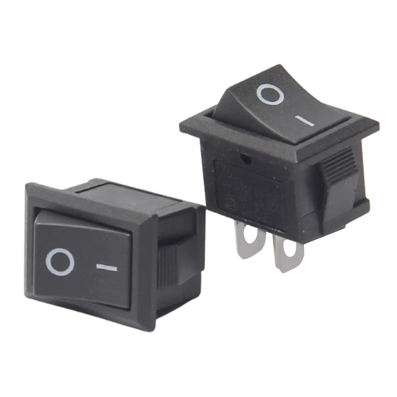 10/20PCS 12V Rocker Switch On/Off 2 Pin 2 Position SPST Car Auto Boat Rocker Toggle Switch AC 6A/250V 10A/125V