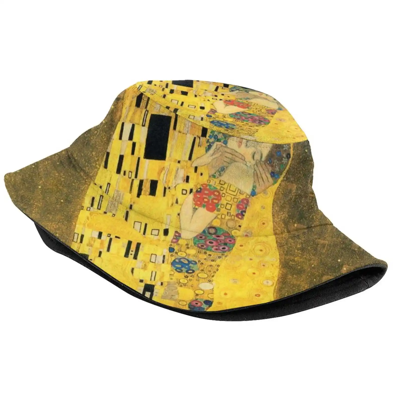 The Kiss-Gustav Klimt Causal Cap Buckets Hat The Kiss Painting Gustav Klimt Paintings Paintings By Gustav Klimt The Kiss By