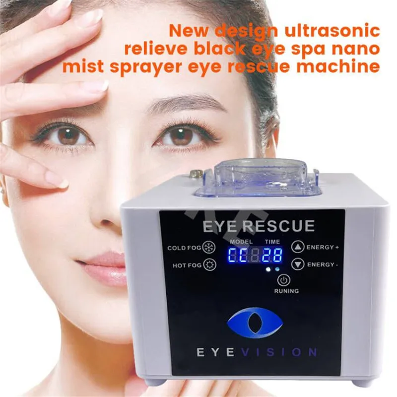 

New Design Ultrasonic Relieve Black Eye Spa Mano Mist Sprayer Eye Rescue Machine