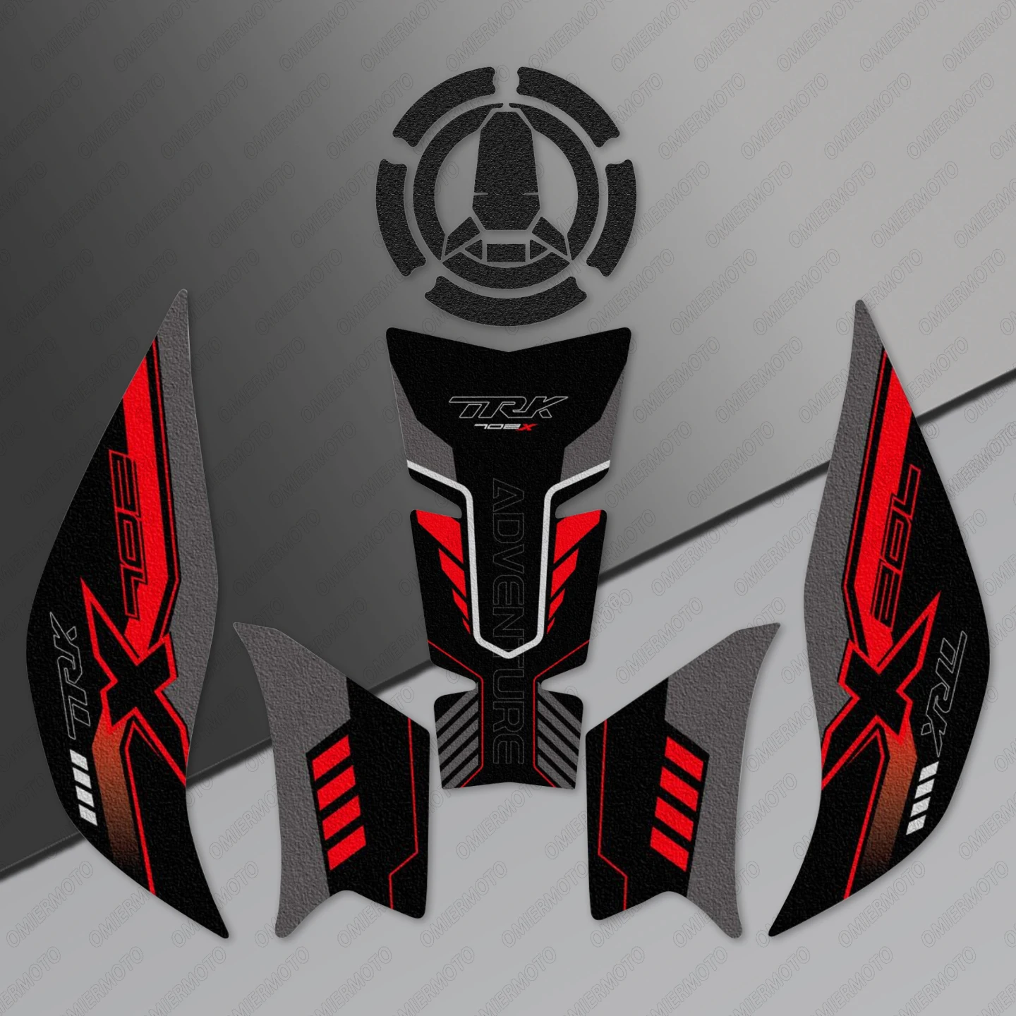 For Benelli TRK 702X 702 Motorcycle Accessories Tank Pad Protector Frosting Sticker & Decals