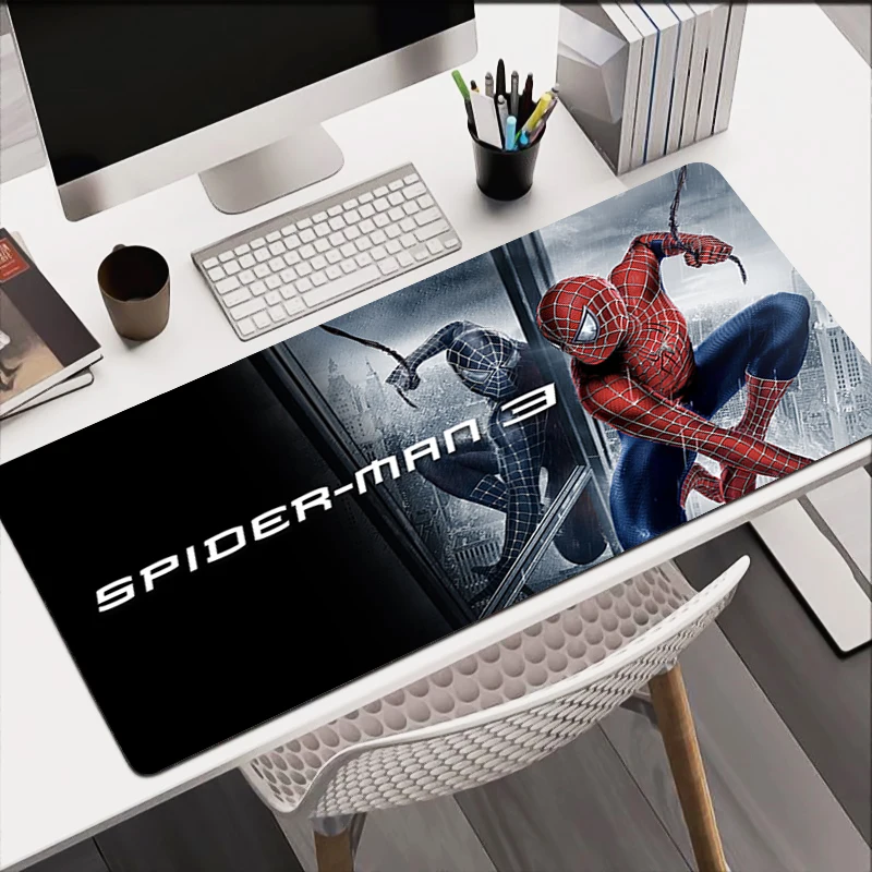 

Large Gaming Mousepad Spider Man Soft Gifts Mousepads New Desk Pads For HD Pc Keyboard Mats Table Rug 80x30 Computer Mousepads