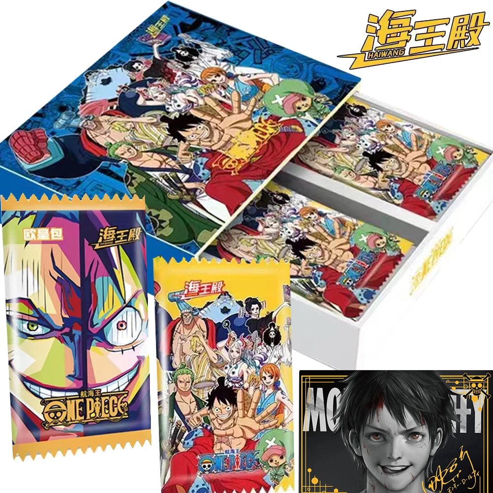 

Genuine Anime ONE PIECE Card Periphery Collection Final Chapter Black White Signature Hot Stamping Character Cards Children Gift