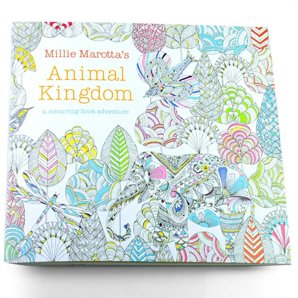 Kingdom Office School soulager le Stress tuer le temps livre de coloriage mixte Graffiti peint à la main dessin peinture livres