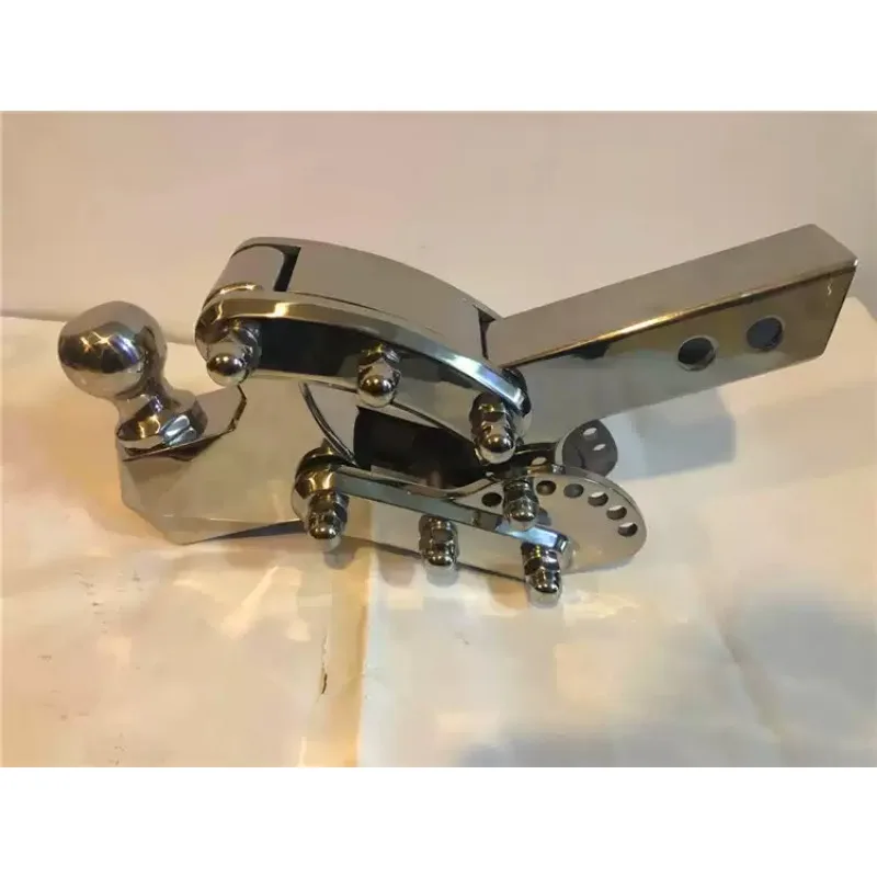 1pcs Stainless SteelCar Trailer Bar Square Port High And Low Lift Adjustable Hook
