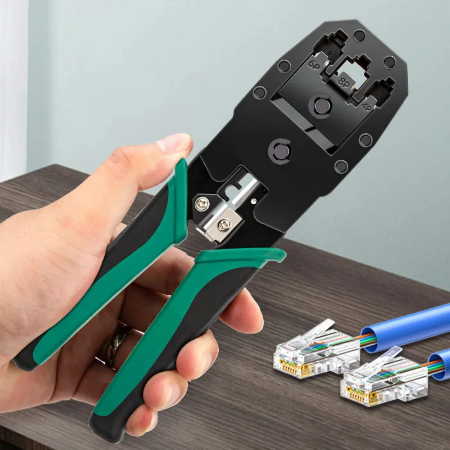 Essential high-quality three in one crystal manual network wiring crimping pliers - top-notch hardware tool for all your needs