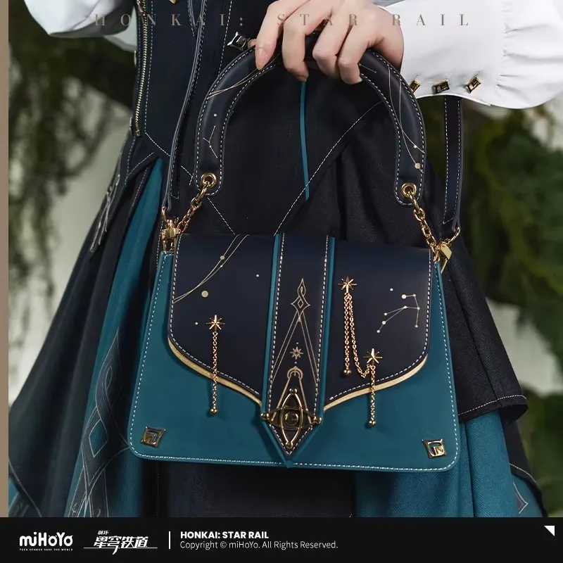 

Официальная сумка miHoYo Anaxa: тематическая сумка через плечо/кроссбоди/кошелек по игре Honkai Star Rail с Анаксагорасом, для косплея, рождественский подарок