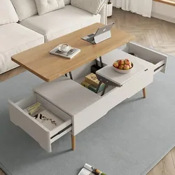 Living Room Lift Coffee Table Multifunctional Dining Table Simple Household Retractable Folding Coffee Table Mesa Home Furniture