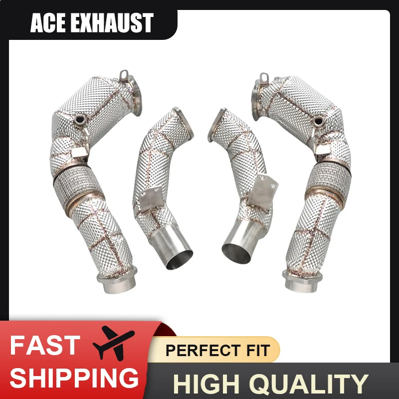 

ACE for BMW M850i B8 G14 G15 G16 4.4T Exhaust Downpipe High Performance Stainless Steel Exhaust Pipe with Catalytic Converter