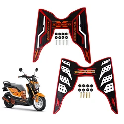 Motorcycle Mats Pedal Feet Cushion Pads Care Pad Insoles For Honda ZOOMER-X Scooter Heel Foot Anti-scratch Floor Mat Carpet