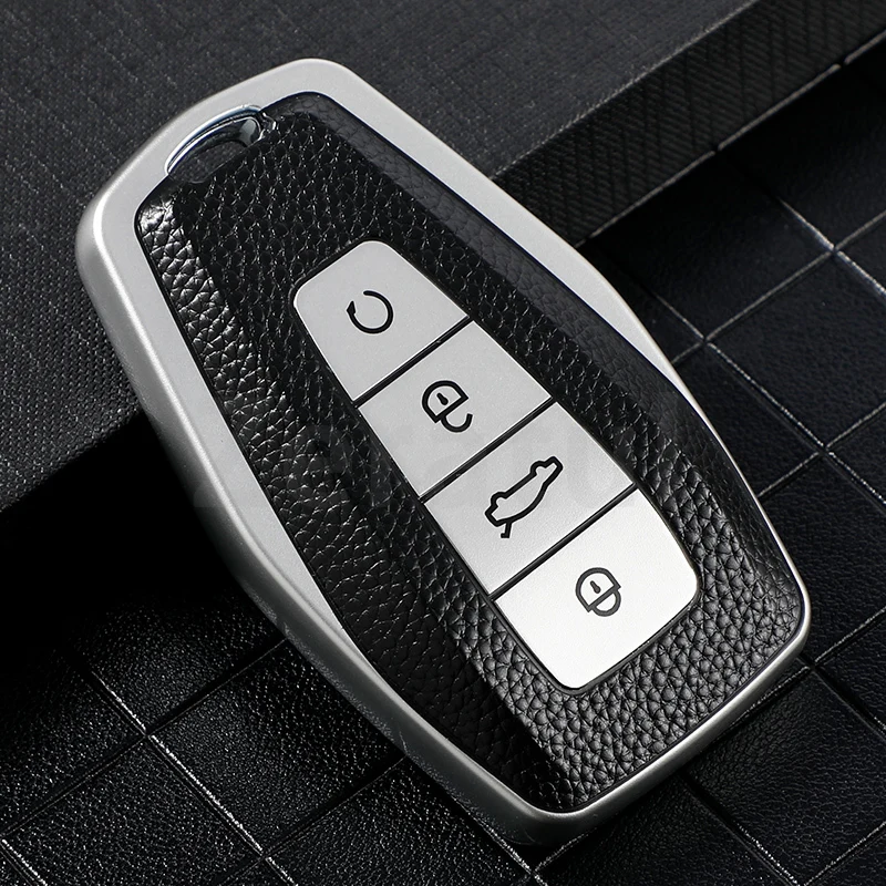 TPU Auto Key Protect Holder Shell for Geely Coolray Atlas Boyue NL3 Emgrand X7 EX7 SUV GT GC9 Borui Car Remote Key Case Cover