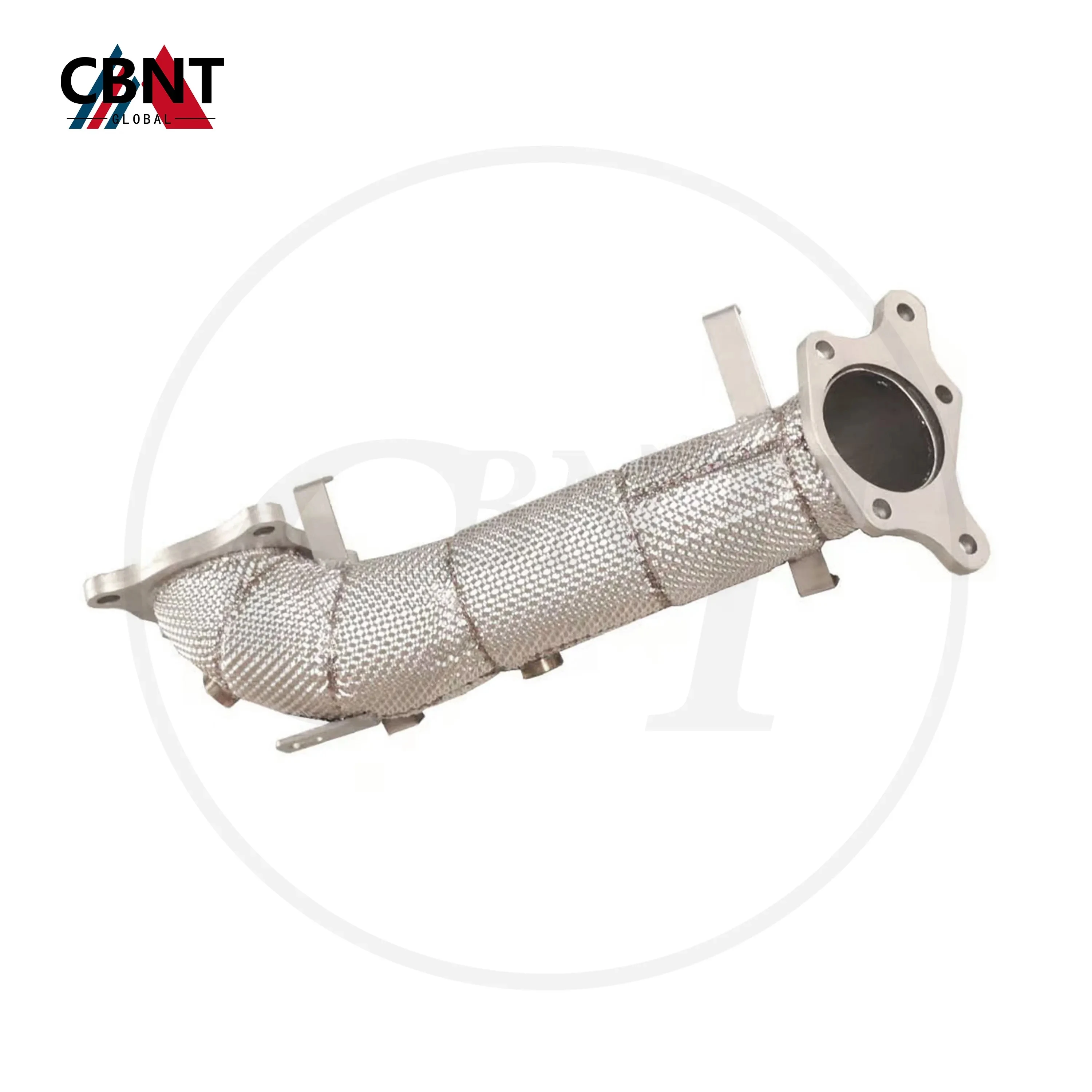 

CBNT Exhaust Systems for Honda Civic Type R FL-5 2.0T Exhaust Header with Heat Shield SS304 Tuning Catted/Catless Downpipe