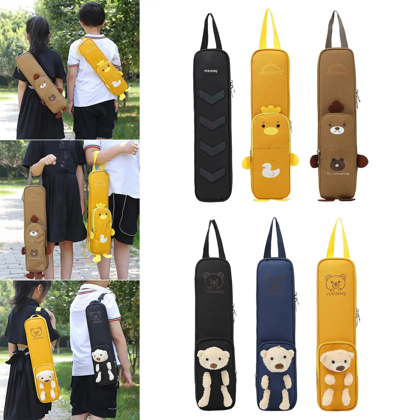 กันน้ํา Drum Stick Mallet กระเป๋า Drumstick Case ทนทานสําหรับกระเป๋าสะพาย Gig