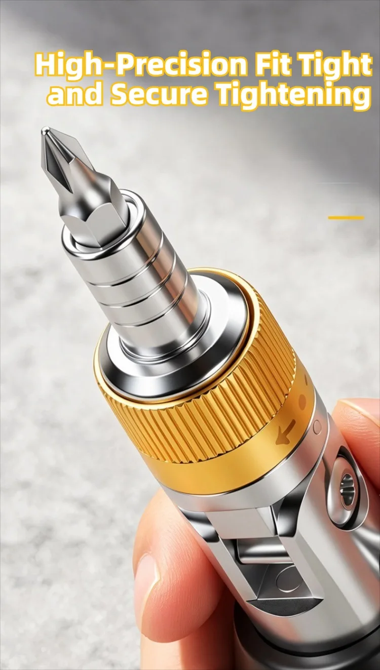 14-in-1 Multifunktions-Ratschenschraubendreher-Set, magnetische Schraubendreher-Bits, Handwerkzeug für Reparaturen, Schraubendreher-Bit-Set für Heimwerker – Detail 11