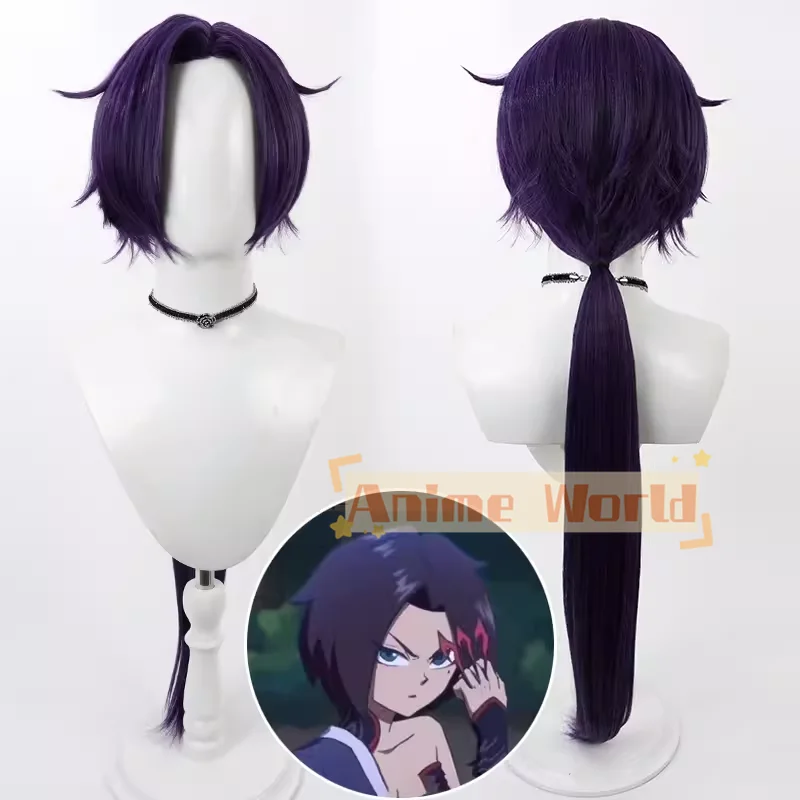 

Anime Scissor Seven Cosplay Wig Killer Seven Heat Resistant Synthetic Hair Halloween Role Play Party + Wig Cap