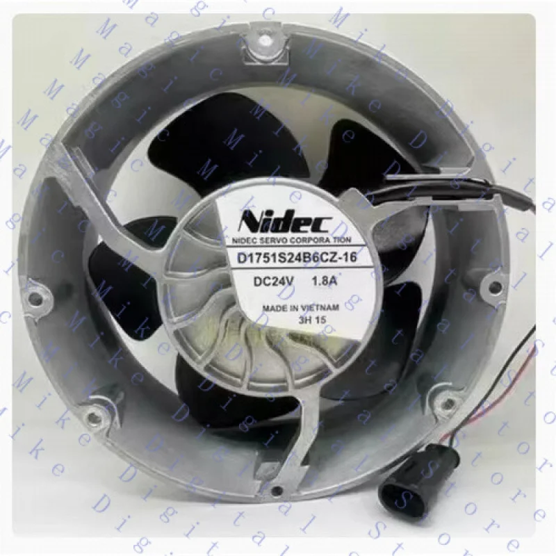 UU  Brand New Original for Servo ABB Inverter Fan DC24V 1.8A D1751S24B6CZ-16