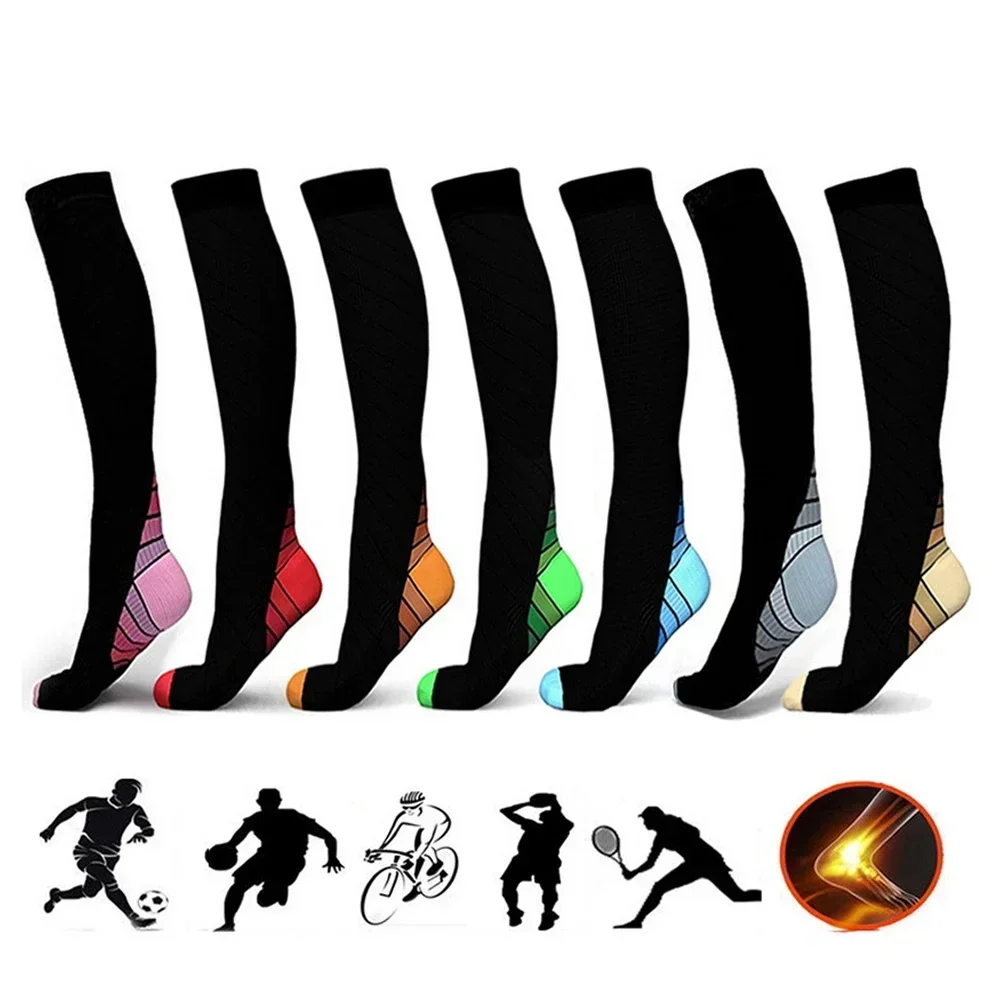 AliExpress MTATMT 1Pair Compression Socks Graduated Crossfit Training Running Recovery Cycling Travel Socks Outdoor Men Women Running Sports Socks