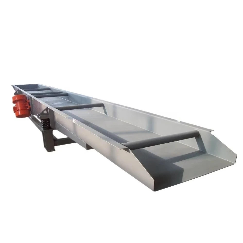 DZJX Automatic Linear Vibrating Conveyor Feeding Machine Powder Feeder System for Restaurants Stainless Steel Durable Horizontal