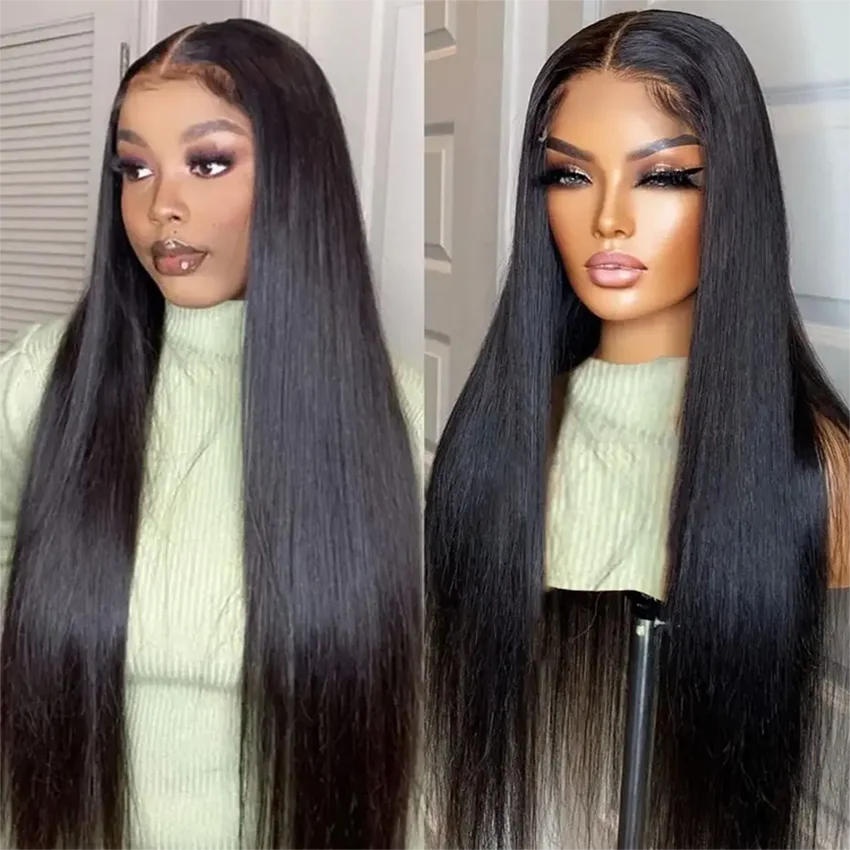 Straight Brazilian Remy 13x6 Water Curly Lace Front Wigs 13x4 Lace Frontal Human Hair Wigs 28Inch Preplucked For Women On Sale