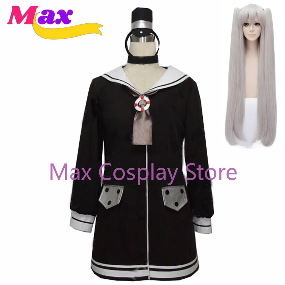 

Max Cos Collection Amatsukaze Sailor Suit School Uniform Coat Jacket Tops Outfit Anime Cosplay Costumes