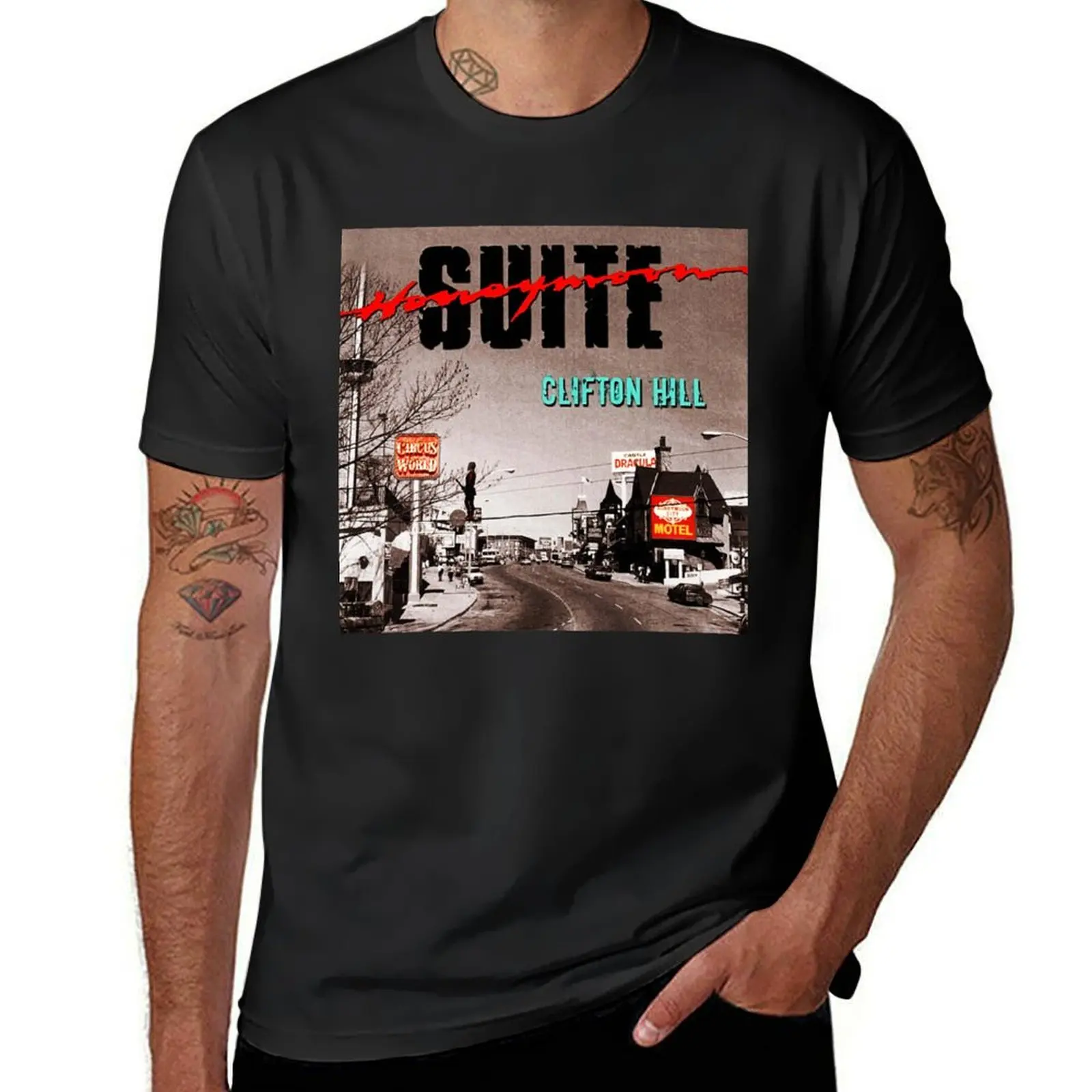 Honeymoon Suite - Clifton Hill T-Shirt summer tops quick drying oversized t shirts for men