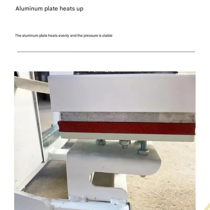 المصنع مباشرة 30*30 سنتيمتر محطة مزدوجة تي شيرت التسامي الطباعة تسميات الملابس المخصصة المطبوعة آلة نقل الصحافة الحرارة