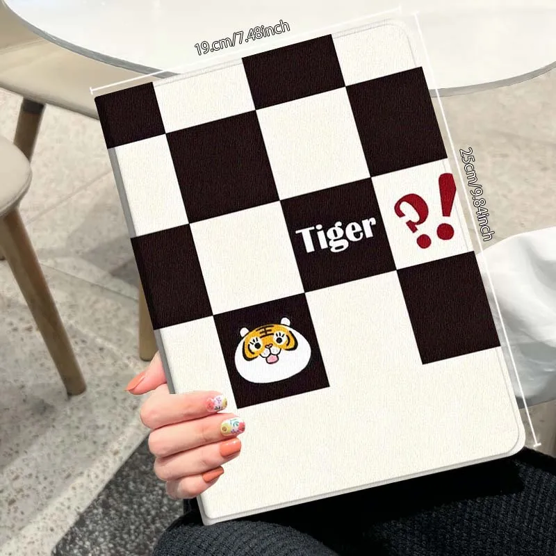 أسود أبيض النمر نمط لباد برو 10th 11th 5th 6th 7 8 9 2 gen 11 13 M4 M5 10.2 9.7 12.9 10.5 10.9 بوصة اللوحي