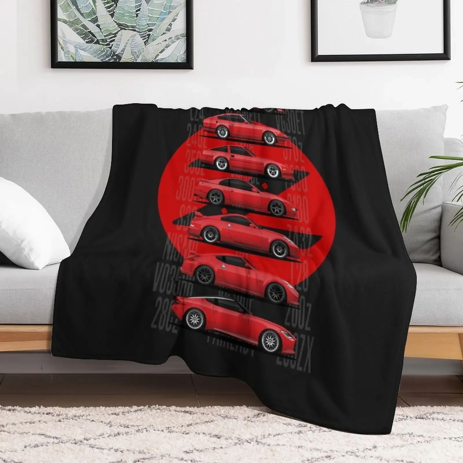 Z Generations (Red) Throw Blanket Soft Cozy Blanket for Pet Kids Adults
