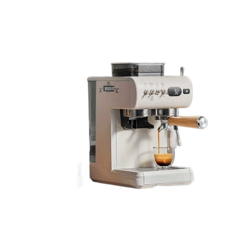Retro grinding integrated household concentrated high pressure extraction milk foam Italian semi-automatic